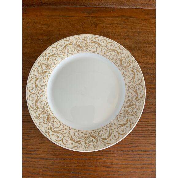 Chris Madden Montalira Gold by JCP Home JC Penney Set of 3 Salad Plates 8" - Picture 4 of 6
